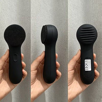 Electric Silicone Facial Cleansing Brush – 3 Speed, Waterproof & Rechargeable