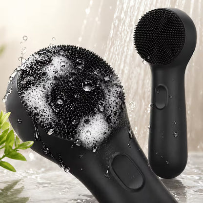 Electric Silicone Facial Cleansing Brush – 3 Speed, Waterproof & Rechargeable