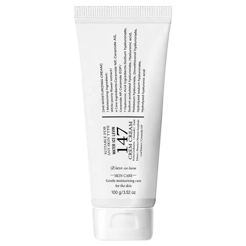 147 Ceramide & Hyaluronic Acid Moisturizing Cream – Hydrating Skin Care | 100g