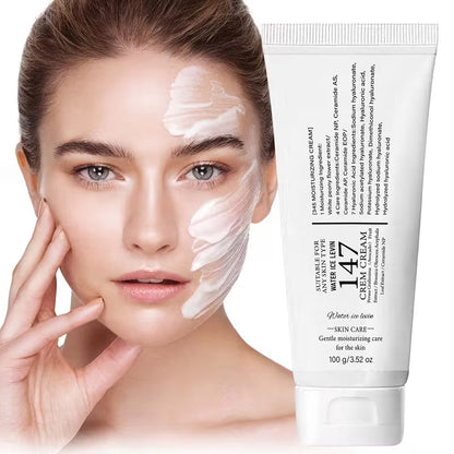 147 Ceramide & Hyaluronic Acid Moisturizing Cream – Hydrating Skin Care | 100g