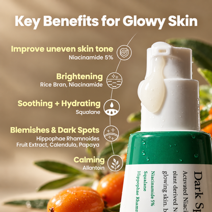 AXIS-Y Dark Spot Correcting Glow Serum – Niacinamide 5% Brightening Serum, 50ml