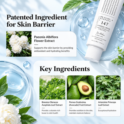 Dr. Althea 147 Barrier Cream – Azulene & Ceramide Skin Barrier Repair Moisturizer, 50ml