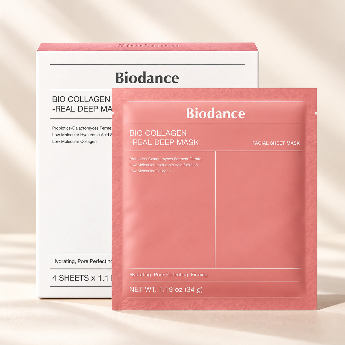 Biodance Bio Collagen Real Deep Mask – Pack of 4 Sheets | Hydrating & Firming