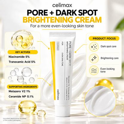 Celimax Pore + Dark Spot Brightening Cream 35ml
