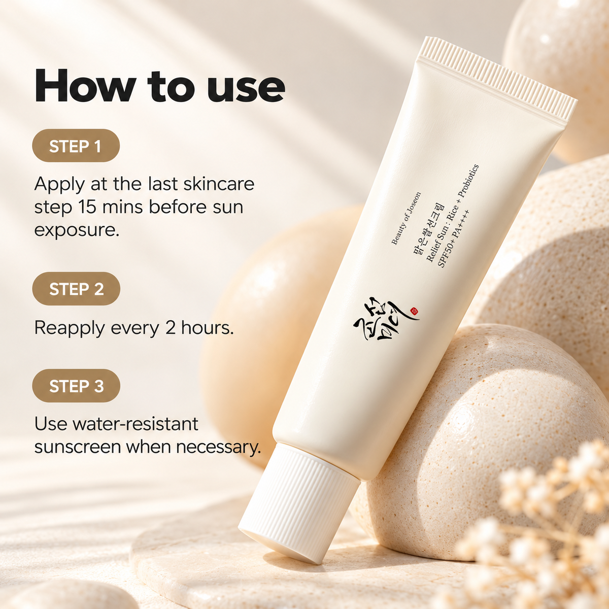 Beauty of Joseon Relief Sun: Rice + Probiotics SPF50+ PA++++ Sunscreen – 50ml