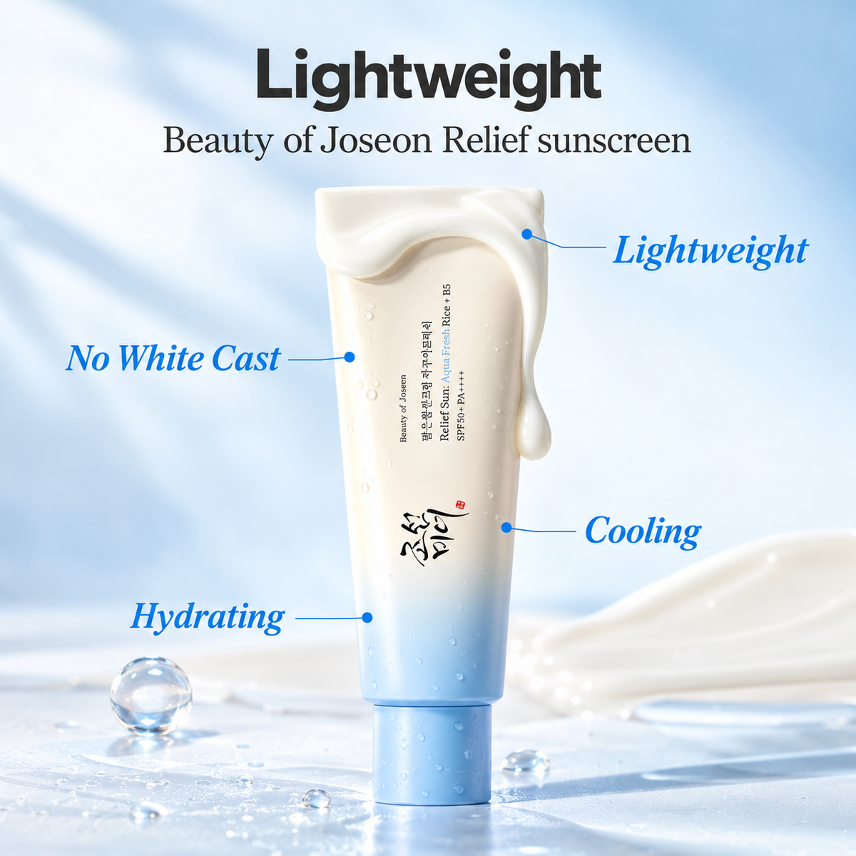 Beauty of Joseon Relief Sun Aqua-Fresh Rice + B5 Sunscreen SPF 50+ PA++++