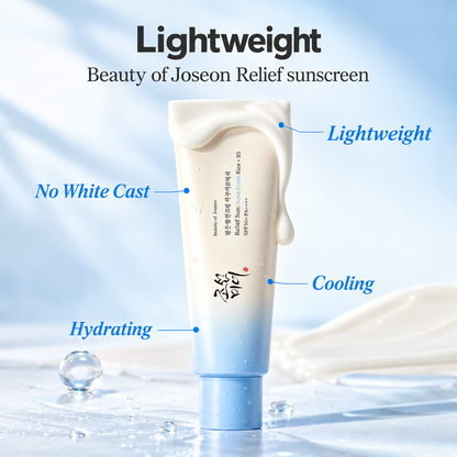 Beauty of Joseon Relief Sun Aqua-Fresh Rice + B5 Sunscreen SPF 50+ PA++++